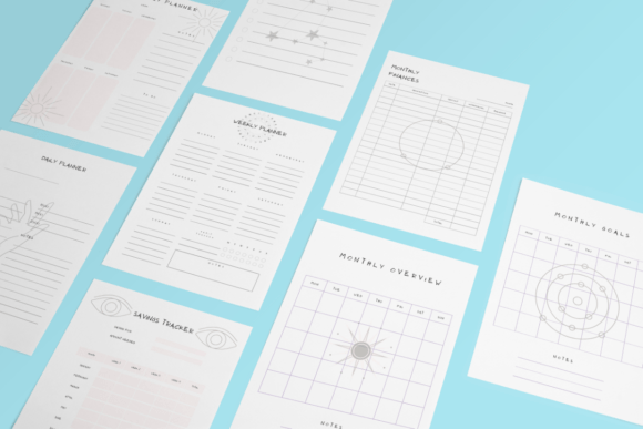 Astrology Canva Planner Templates for a Cosmic Brand