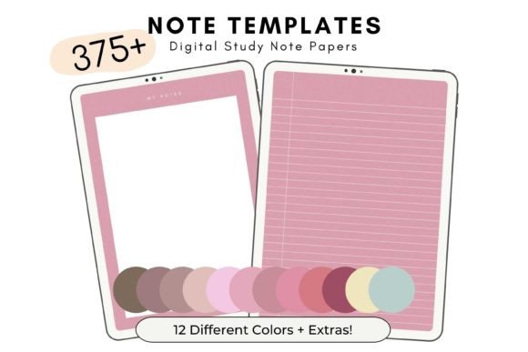 Bakery Digital Note Templates: A Designer’s Take on Organized Creativity