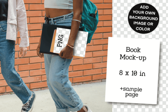 Book Page Mockup 8x10 Templates Frames for Stunning Presentations