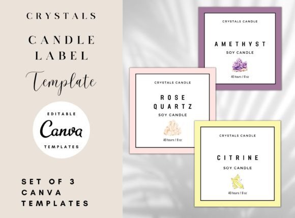 Crystal-Clear Branding: Using Editable Candle Label Templates
