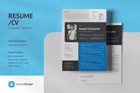 Elevate Your Career with Resume/CV PSD Design Templates Vol 177