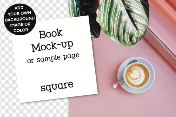 Master Book Marketing with Square Book Page Mockup KDP Templates
