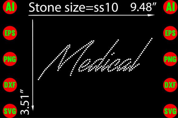 Medical Rhinestone Templates: Crafting with Clarity and Charm