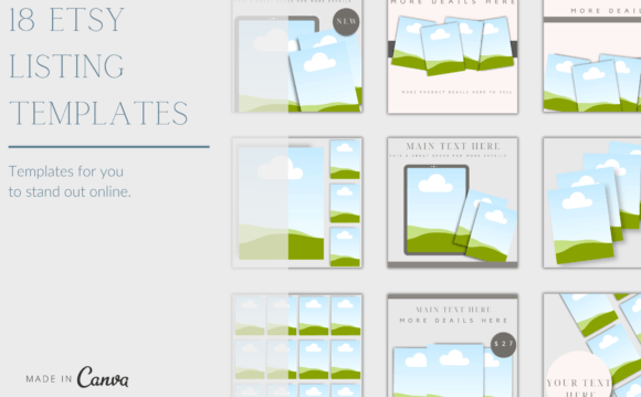 Stop Staring at a Blank Listing: 18 Etsy Templates That Save Your Sanity